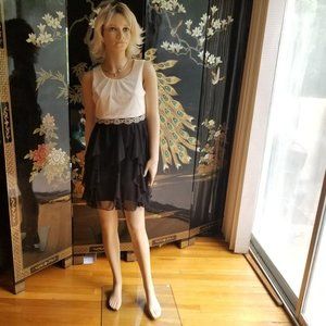 My Michelle Size 10 Black White Formal Dress